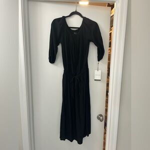 NWT Who What Wear Black Long Sleeve Dress